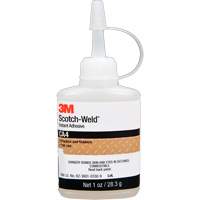 Scotch-Weld Instant Adhesive CA4, Clear, Bottle, 1 oz. Industrial Sales