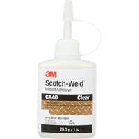 Instant Adhesive, 1 oz., Bottle, Yellow Industrial Sales