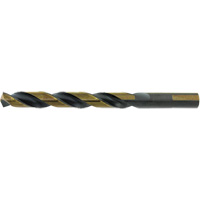 Foret de type Prentice M2 de premi&egrave;re qualit&eacute; noir et dor&eacute; Jet-Kut, 9/16", Acier rapide, Pointe de 135° Industrial Sales