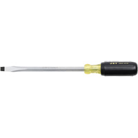 JKSS-8 Slot Screwdriver, 3/8" Tip, Square, 8" L, Cushion Grip Handle Industrial Sales