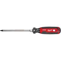 Tournevis &agrave; pointe carr&eacute;e, Tige de #3, Ronde, 279 mm lo, Prise en Coussin&eacute;e Industrial Sales