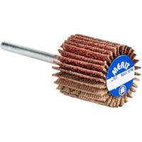 High Performance Micro-Mini Flap Wheel, Aluminum Oxide, 60 Grit, 3/4" x 3/4" x 1/8" Industrial Sales