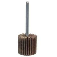 Super Finish Mini Flap Wheel, Aluminum Oxide, 60 Grit, 1-3/16" x 1/4" x 1/4" Industrial Sales