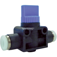 Vanne double manuelle union droit, Entr&eacute;e d'air 1/2" NPT, Sortie 1/2" NPT, 150 psi Industrial Sales
