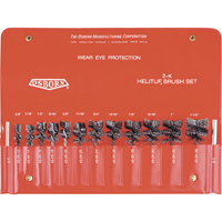 Ensemble de brosses internes &agrave; fils m&eacute;talliques ondul&eacute;s HeliTuf Industrial Sales
