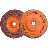 Enduro-Flex Flap Disc, 4-1/2" x 5/8"-11, Type 27, 40 Grit, Zirconia Alumina Industrial Sales
