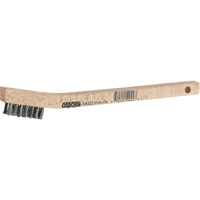Petites brosses de nettoyage, Acier inoxydable, 3 x 7 rangs de fils, Longueur 7-3/4" Industrial Sales