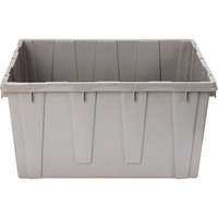 Nesting Container, 21.1" W x 17.7" D x 12" H, Grey Industrial Sales