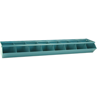 Bacs sectionnels superposables, Cap. 100 lb, 37" la x 8" p x 4-1/2" h, Bleu Industrial Sales