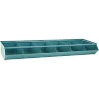 Bacs sectionnels superposables, Cap. 100 lb, 37" la x 12" p x 4-1/2" h, Bleu Industrial Sales