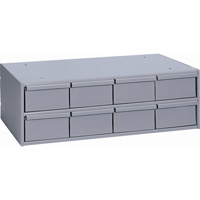 Casiers &agrave; tiroirs industriels, 8 tiroirs, 22-3/4" la x 11-5/8" p x 7-3/8" h, Gris Industrial Sales