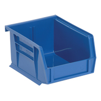 Ultra Stack & Hang Bin, 4-1/8" W x 3" H x 5-3/8" D, Blue Industrial Sales