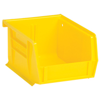 Ultra Stack & Hang Bin, 4-1/8" W x 3" H x 5-3/8" D, Yellow Industrial Sales
