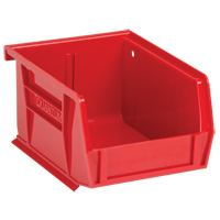 Ultra Stack & Hang Bin, 4-1/8" W x 3" H x 5-3/8" D, Red Industrial Sales