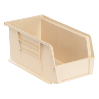 Ultra Stack & Hang Bin, 5-1/2" W x 5" H x 10-7/8" D, Ivory Industrial Sales
