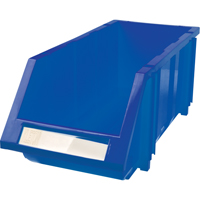 Stack & Hang Bin, 7-7/8" W x 7" H x 17-11/16" D, Blue Industrial Sales