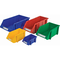 Stack & Hang Bin, 7-7/8" W x 7" H x 17-11/16" D, Red Industrial Sales