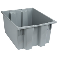 Contenants Stack & Nest, 10" x 19,5" x 15,5", Gris Industrial Sales
