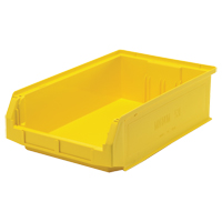 Contenants g&eacute;ants empilables, 12,375" la x 19,75" p x 5,875" h, Jaune Industrial Sales
