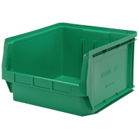 Giant Stacking Containers, 18.375" W x 19.75" D x 11.875" H, Green Industrial Sales