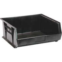 Environmentally Friendly Recycled Bin, 11" W x 5" H x 10-7/8" D, Black Industrial Sales