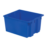 Polylewton Stack-N-Nest&reg; Containers, 13" x 24" x 20", Blue Industrial Sales