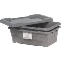 Cross Stack Bins, 16" W x 25.125" D x 8.5" H, Grey Industrial Sales