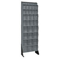 Tip-Out Bins Stand, 23-5/8" W x 8" D x 75" H, 36 Drawers Industrial Sales