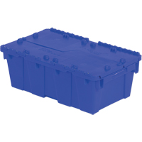 Contenants de distribution Flipak en plastique poly&eacute;thyl&egrave;ne (PE), 19,7" x 11,8" x 7,3", Bleu Industrial Sales