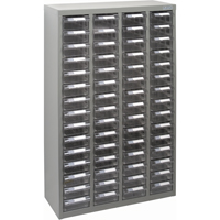 Casiers pour pi&egrave;ces KPC-700, Acier galvanis&eacute;, 60 tiroirs, 23-1/10" x 8-7/10" x 36-9/10", Gris Industrial Sales