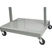Mobile Tilt Bin Rack - Cart Only, Double-sided, 26-1/4" W x 22" D x 57-1/2" H Industrial Sales