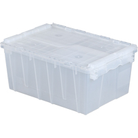 Contenants de distribution Flipak en plastique polypropyl&egrave;ne (PP), 21,8" x 15,2" x 9,3", Transparent Industrial Sales
