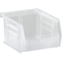 Clear-View Ultra Stack & Hang Bin, 4-1/8" W x 3" H x 5-3/8" D, Clear Industrial Sales