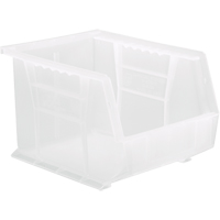 Clear-View Ultra Stack & Hang Bin, 8-1/4" W x 7" H x 10-3/4" D, Clear Industrial Sales