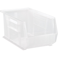 Clear-View Ultra Stack & Hang Bin, 8-1/4" W x 7" H x 14-3/4" D, Clear Industrial Sales