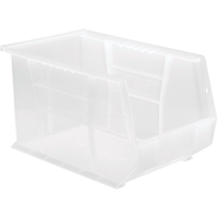 Clear-View Ultra Stack & Hang Bin, 8-1/4" W x 8" H x 13-5/8" D, Clear Industrial Sales
