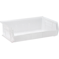 Clear-View Ultra Stack & Hang Bin, 16-1/2" W x 5" H x 10-7/8" D, Clear Industrial Sales