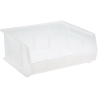 Clear-View Ultra Stack & Hang Bin, 16-1/2" W x 7" H x 14-3/4" D, Clear Industrial Sales
