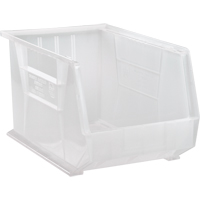 Clear-View Ultra Stack & Hang Bin, 11" W x 10" H x 18" D, Clear Industrial Sales