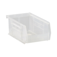 Ultra Stack & Hang Bin, 4-1/8" W x 3" H x 7-3/8" D, Clear Industrial Sales