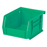 Stack & Hang Bin, 4-1/8" W x 3" H x 5-3/8" D, Green Industrial Sales