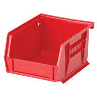 Stack & Hang Bin, 4-1/8" W x 3" H x 5-3/8" D, Red Industrial Sales