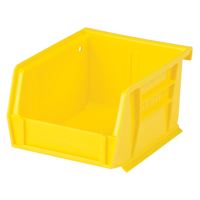 Stack & Hang Bin, 4-1/8" W x 3" H x 5-3/8" D, Yellow Industrial Sales