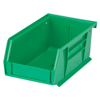 Stack & Hang Bin, 4-1/8" W x 3" H x 7-3/8" D, Green Industrial Sales
