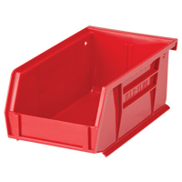 Stack & Hang Bin, 4-1/8" W x 3" H x 7-3/8" D, Red Industrial Sales