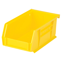 Stack & Hang Bin, 4-1/8" W x 3" H x 7-3/8" D, Yellow Industrial Sales
