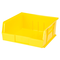 Stack & Hang Bin, 11" W x 5" H x 10-7/8" D, Yellow Industrial Sales