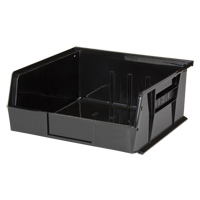 Stack & Hang Bin, 11" W x 5" H x 10-7/8" D, Black Industrial Sales