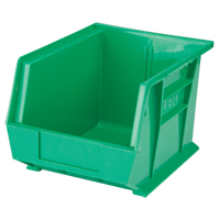 Stack & Hang Bin, 8-1/4" W x 7" H x 10-3/4" D, Green Industrial Sales