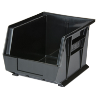 Stack & Hang Bin, 8-1/4" W x 7" H x 10-3/4" D, Black Industrial Sales